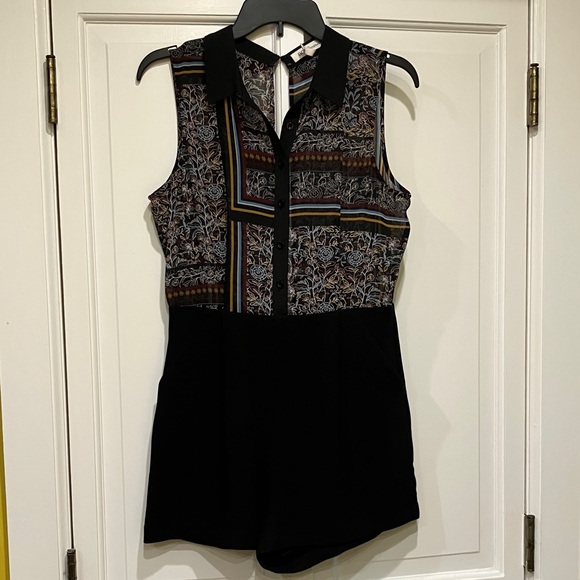BCBGeneration Black and Patterned Sleeveless Dress - Picture 1 of 6